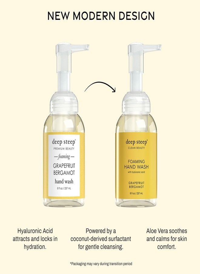 Deep Steep Foaming Hand Wash, 8oz (Grapefruit Bergamot) - Image 2